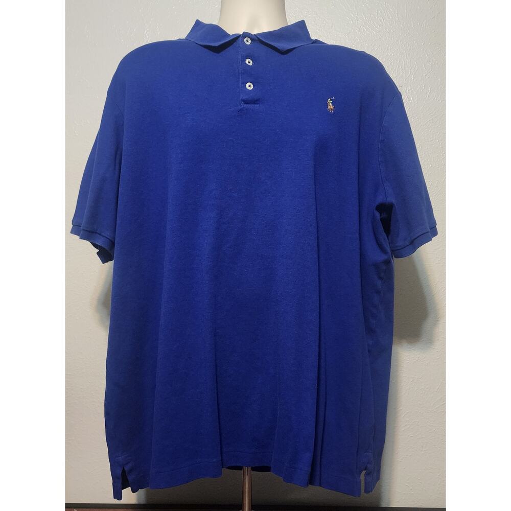 Ralph Lauren Polo Short Sleeve Shirt Size 2XL Classic Fit Blue